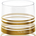 Пользовательский логотип с шампанским флейты без стеблей бокалы шампанского